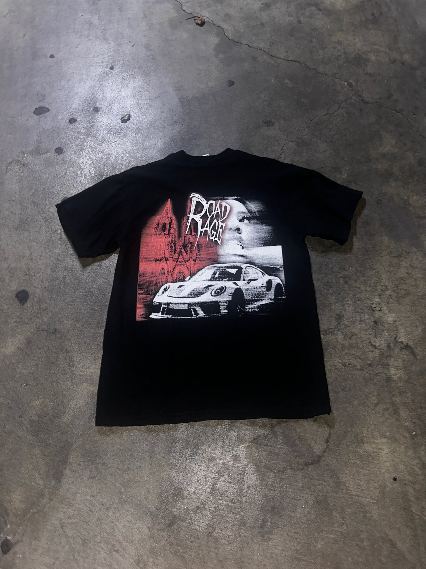 PORSCHE 911 GRAPHIC TEE (ROAD RAGE)