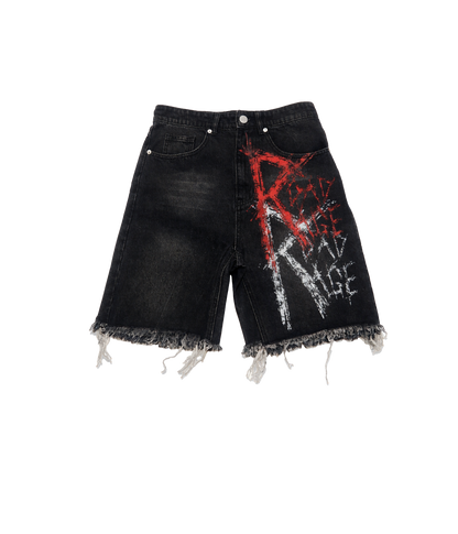 ROAD RAGE jean shorts (Jorts)