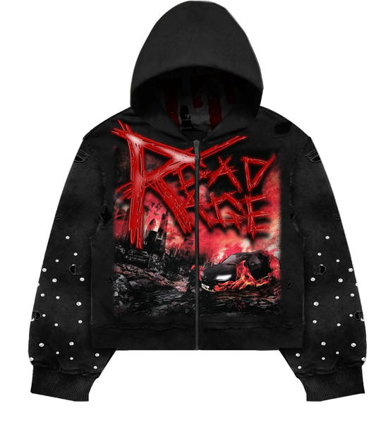 Road Rage Zip Up Hoodie