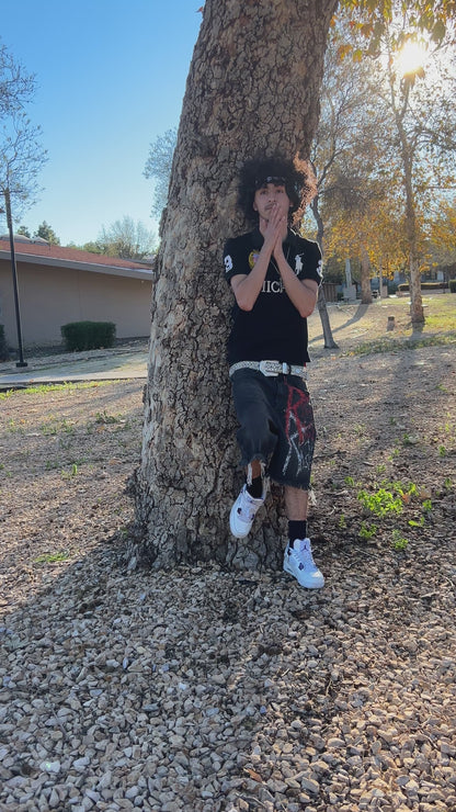 ROAD RAGE jean shorts (Jorts)